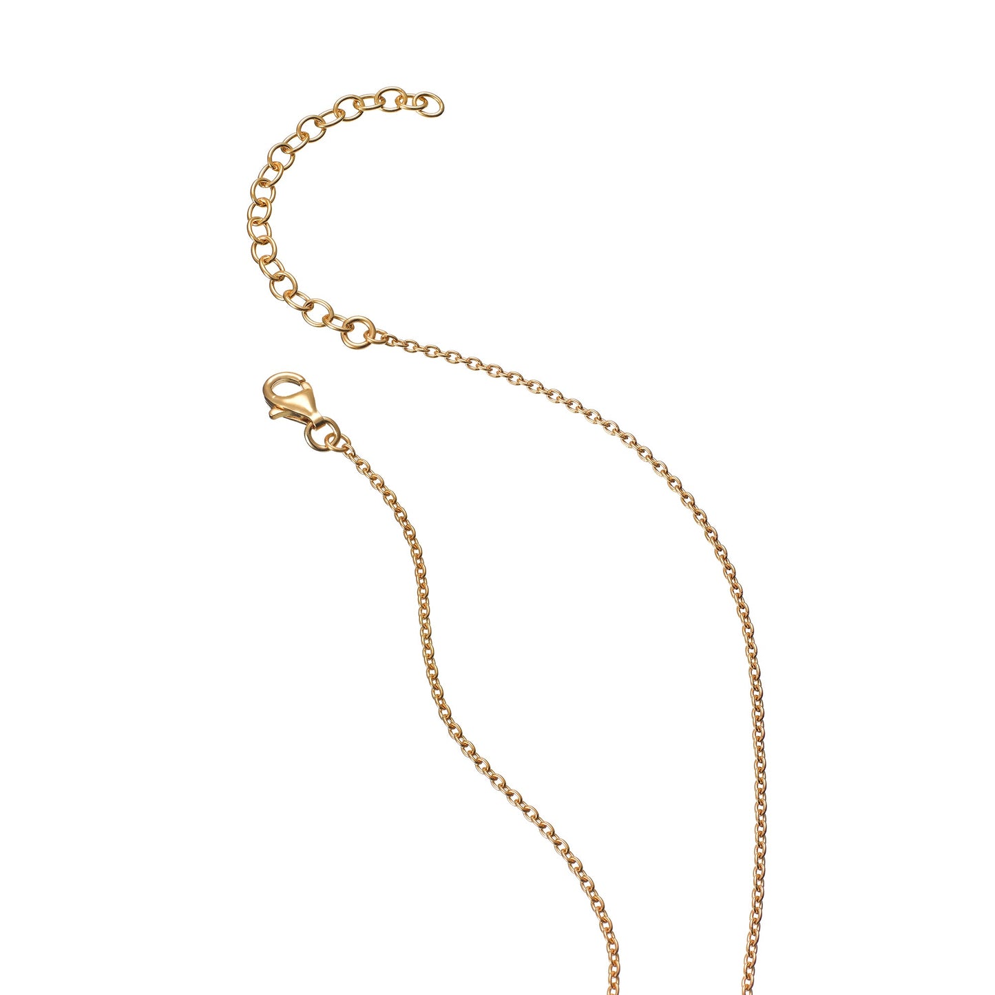 Children’s Gold Extendable Chain Necklace with clasp closure
